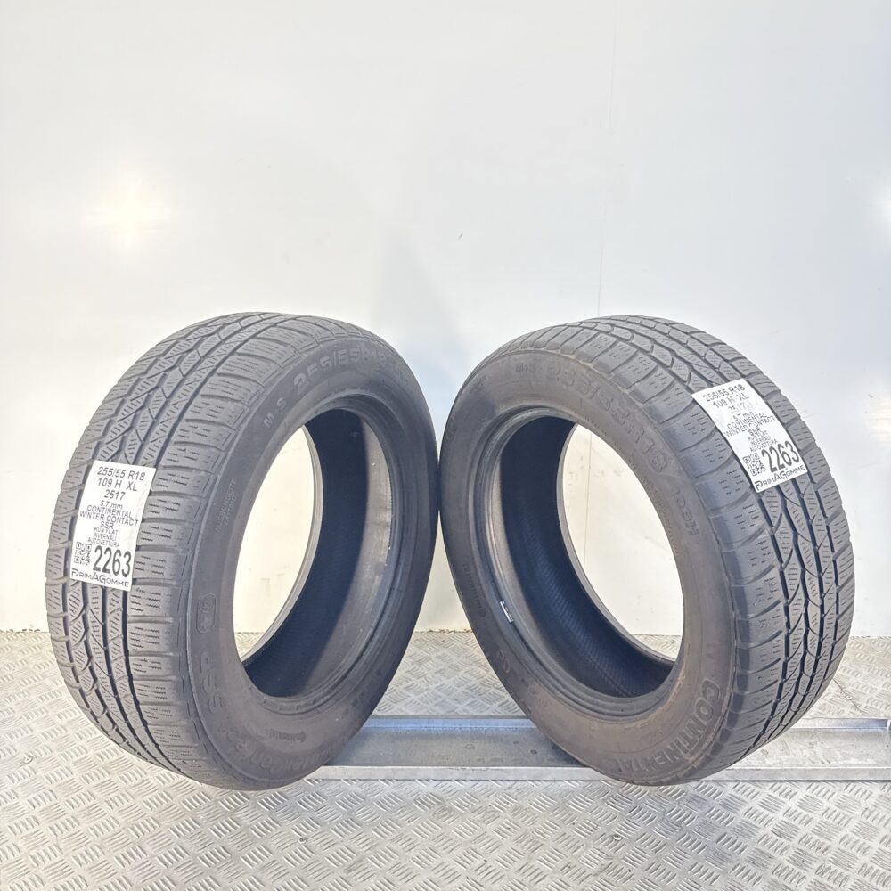 Gomme Usate 255 55 R18 XL 109H Continental Winter Contact SSR RunFlat Invernali - immagine 7