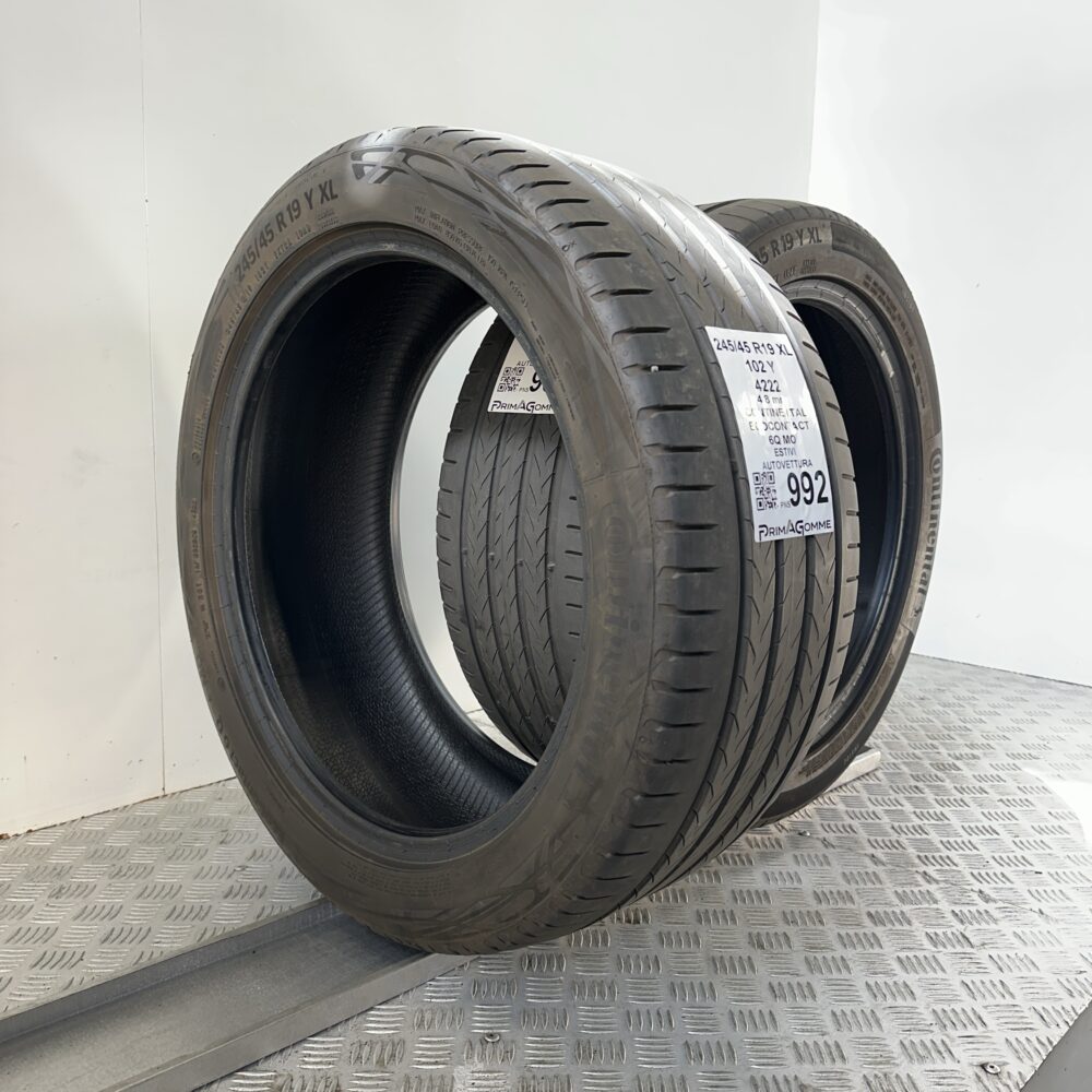 Gomme Usate estive 245 45 R19 XL 102Y Continental Ecocontact Estive - immagine 5