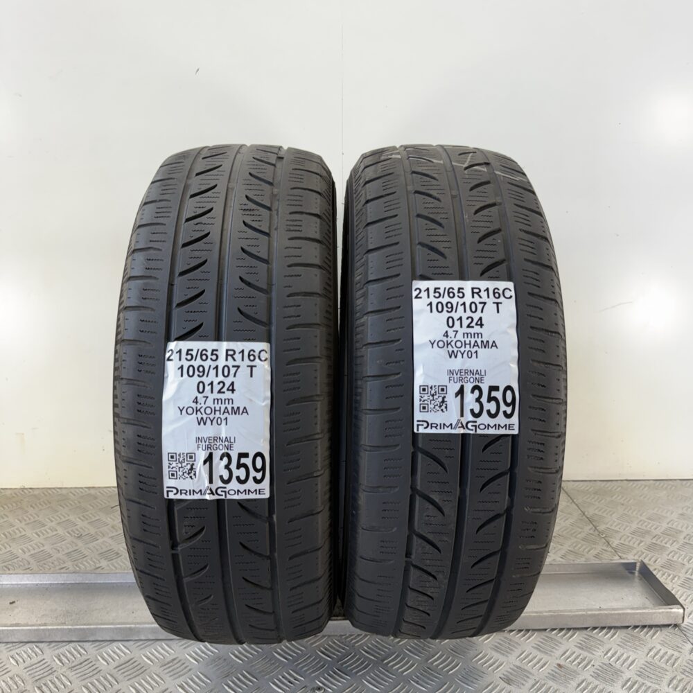 Gomme Usate 215 65 R16C 109/107T Yokohama WY01 Estive