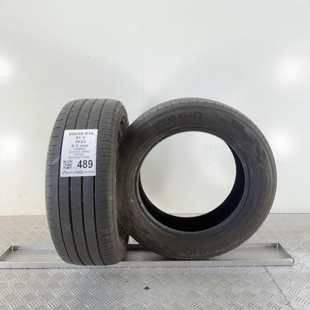 Pneumatici Usati 205 55 R16 91V Kumho ECSTA HS52 77% Estive - immagine 4