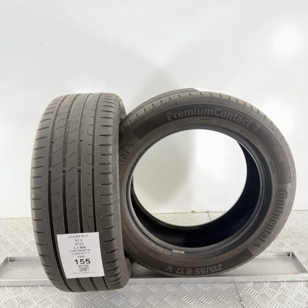 Gomme Usate 215 55 R17 92V Continental Contact 7 5.3mm Estive - immagine 6