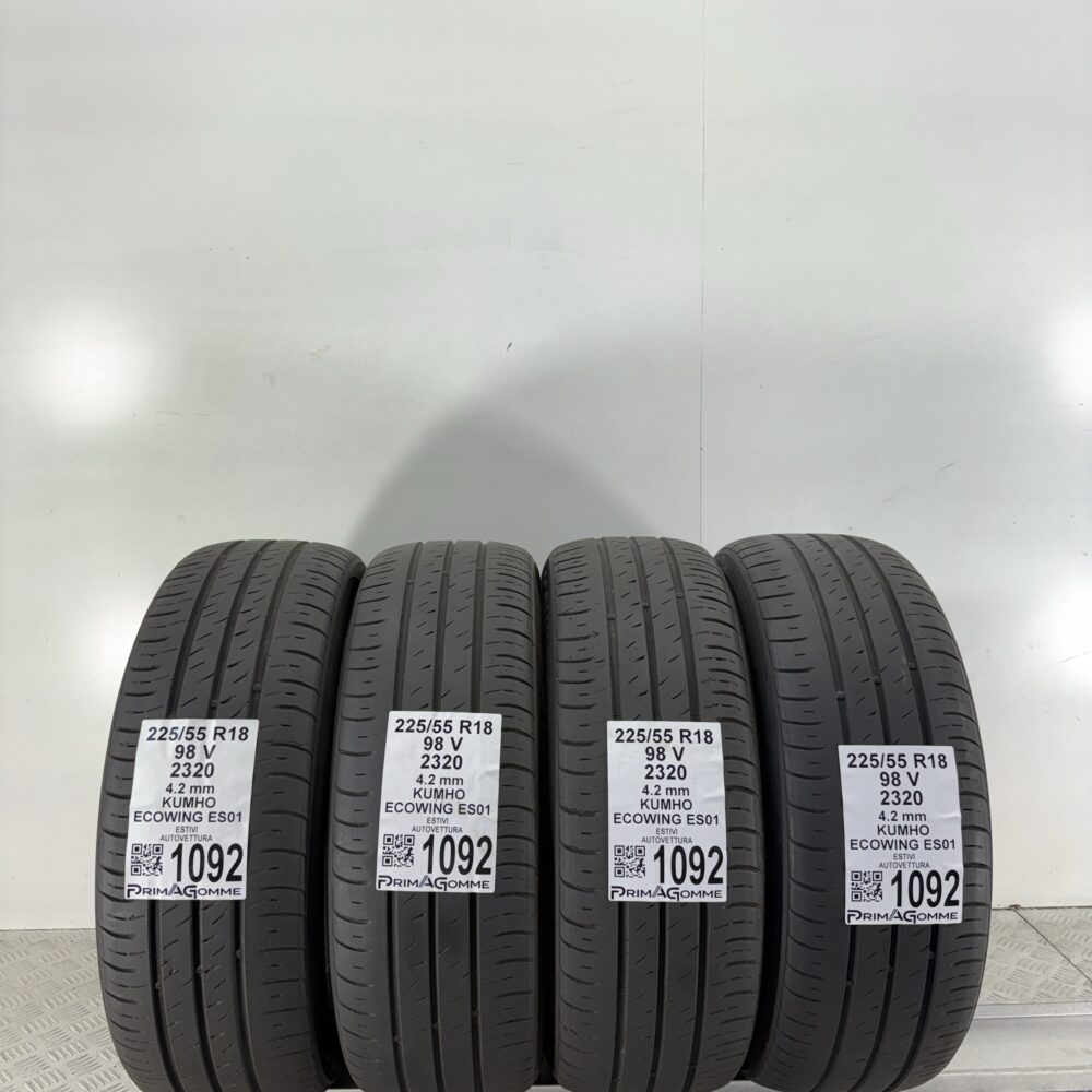 Gomme Usate 225 55 R18 98V Kumho Ecowing ES01 Estive