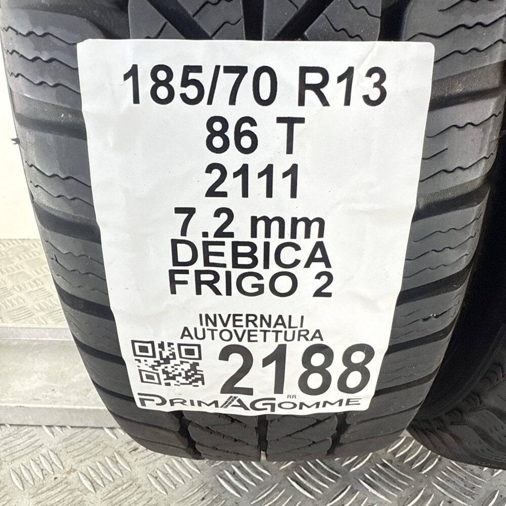 Gomme Usate 185 70 R13 86T Debica Frigo 2 100% Invernali - immagine 3