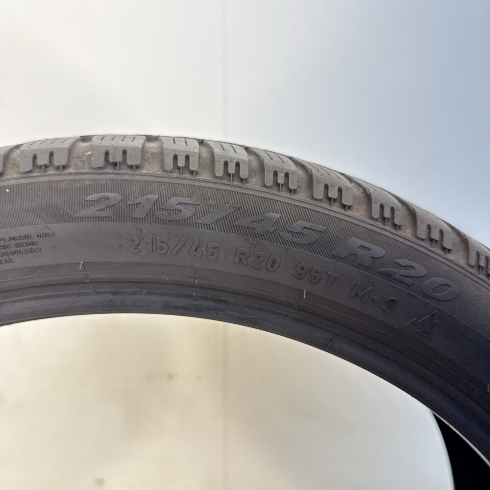 Gomme Usate 215 45 R20 95T Pirelli Winter 2 Cinturato 81% Invernali - immagine 10