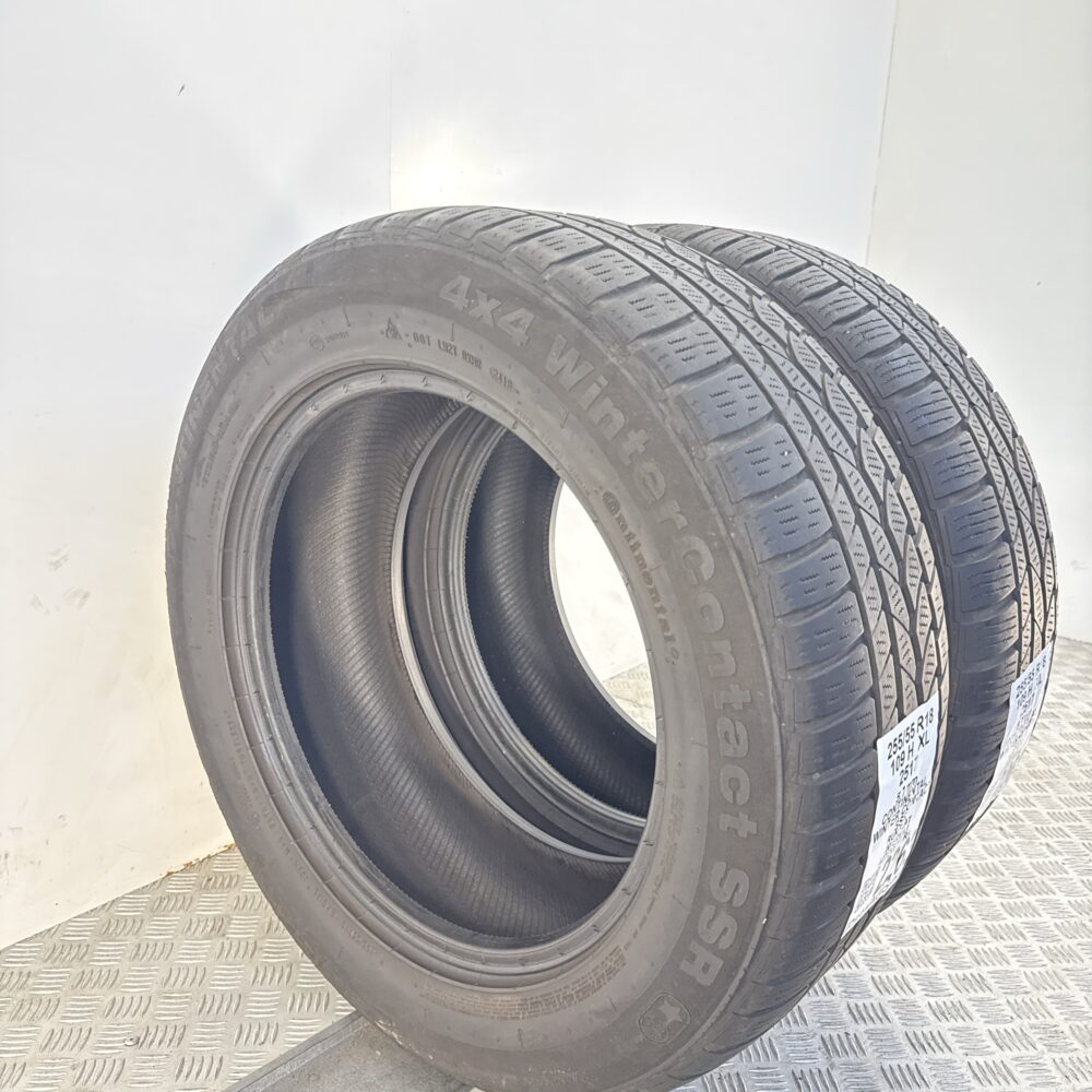 Gomme Usate 255 55 R18 XL 109H Continental Winter Contact SSR RunFlat Invernali - immagine 10