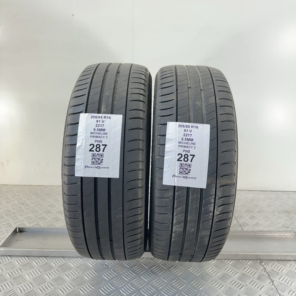 Pneumatici Usati 205 55 R16 91V Michelin Primacy 3 80% Estive