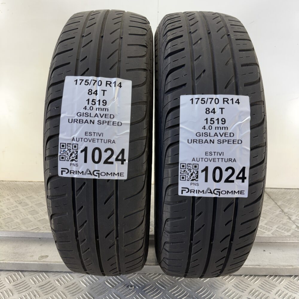 Gomme Usate 175 70 R14 84T Gislaved Urban Speed Estive
