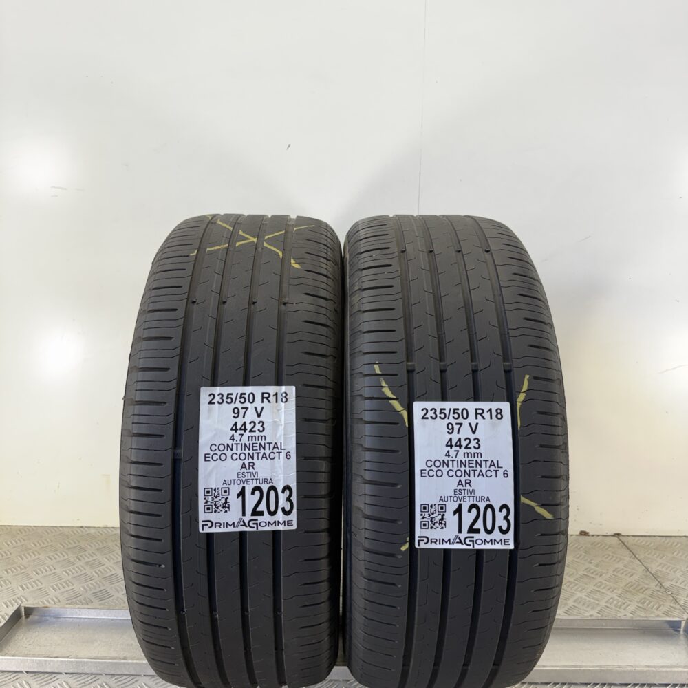 Gomme Usate 235 50 R18 97V Continental Eco Contact 6 Estive