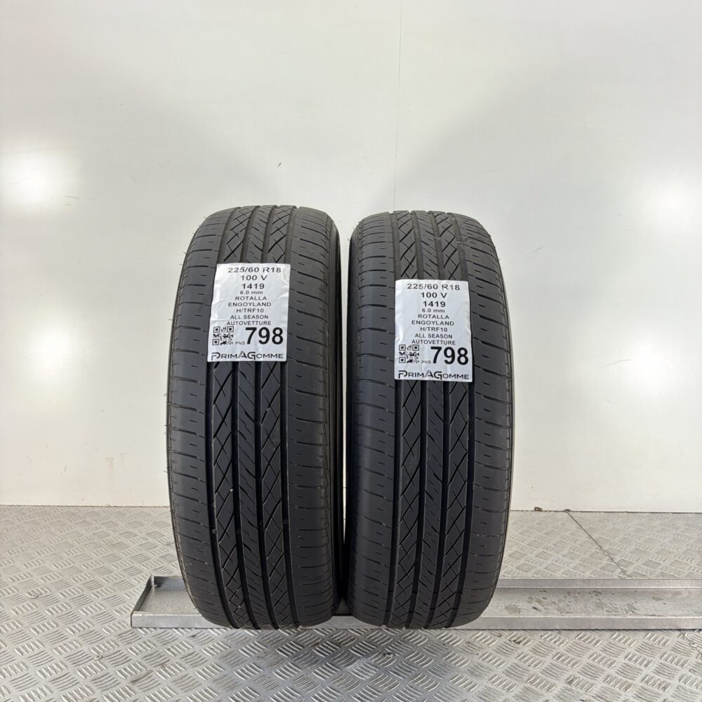 Pneumatici Usati 225 60 R18 100V Rotalla Engoyland H/TRF10 85% Quattro Stagioni - immagine 5