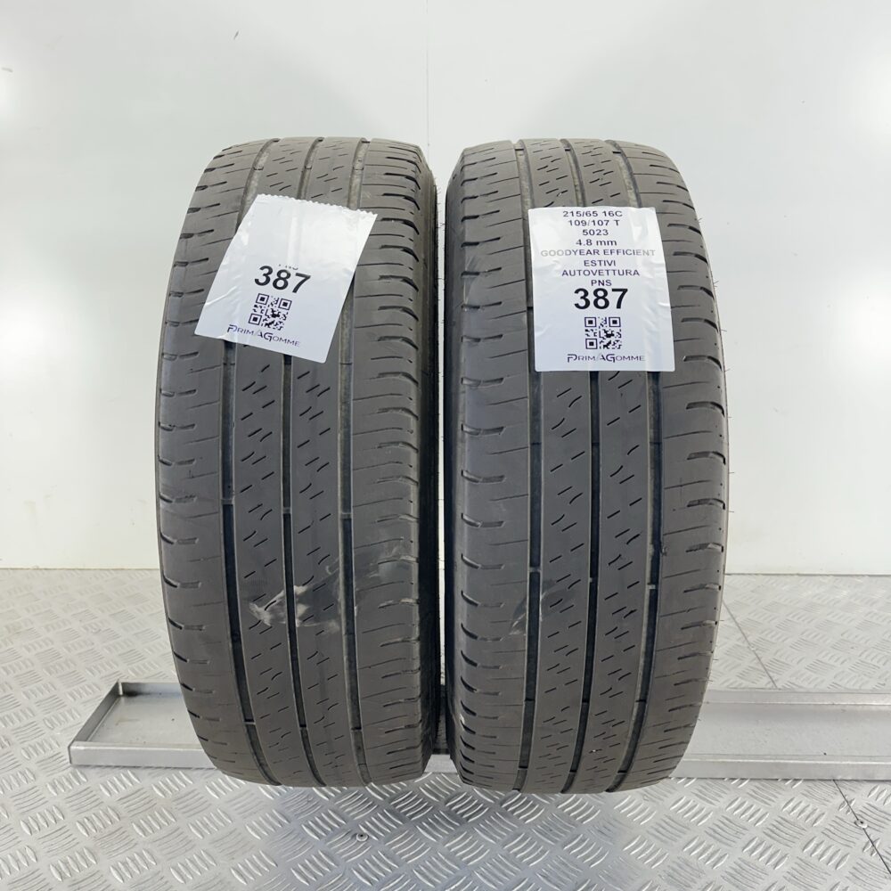 Pneumatici Usati 215 65 R16C 109 107T Goodyear Efficient Estive