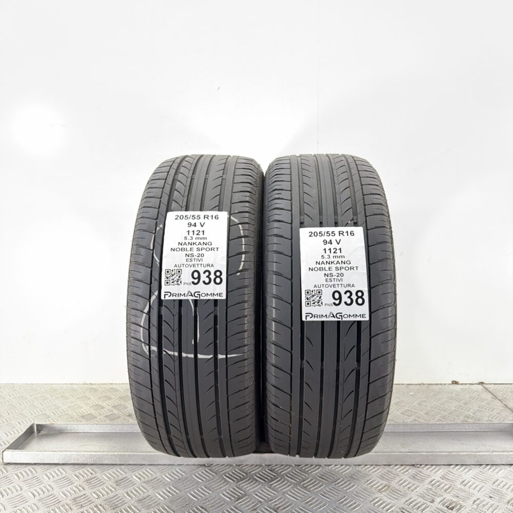 Pneumatici Usati 205 55 R16 94V Nankang Noble Sport NS-20 76% Estive