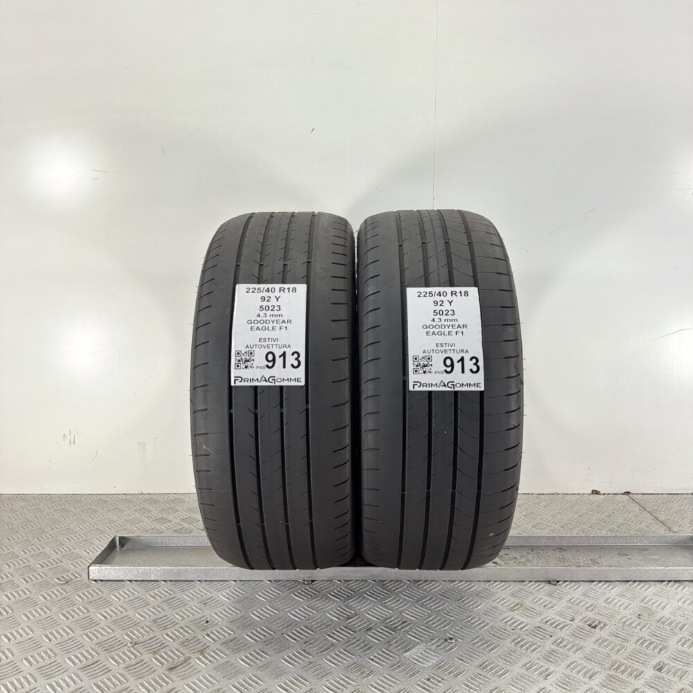 Gomme Usate 225 40 R18 92Y Goodyear Eagle F1 Estive