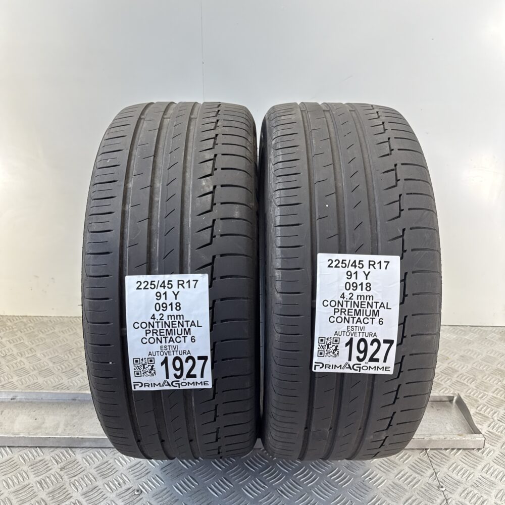 Pneumatici Usati 225 45 R17 91Y Continental Premium Contact 6 Estive