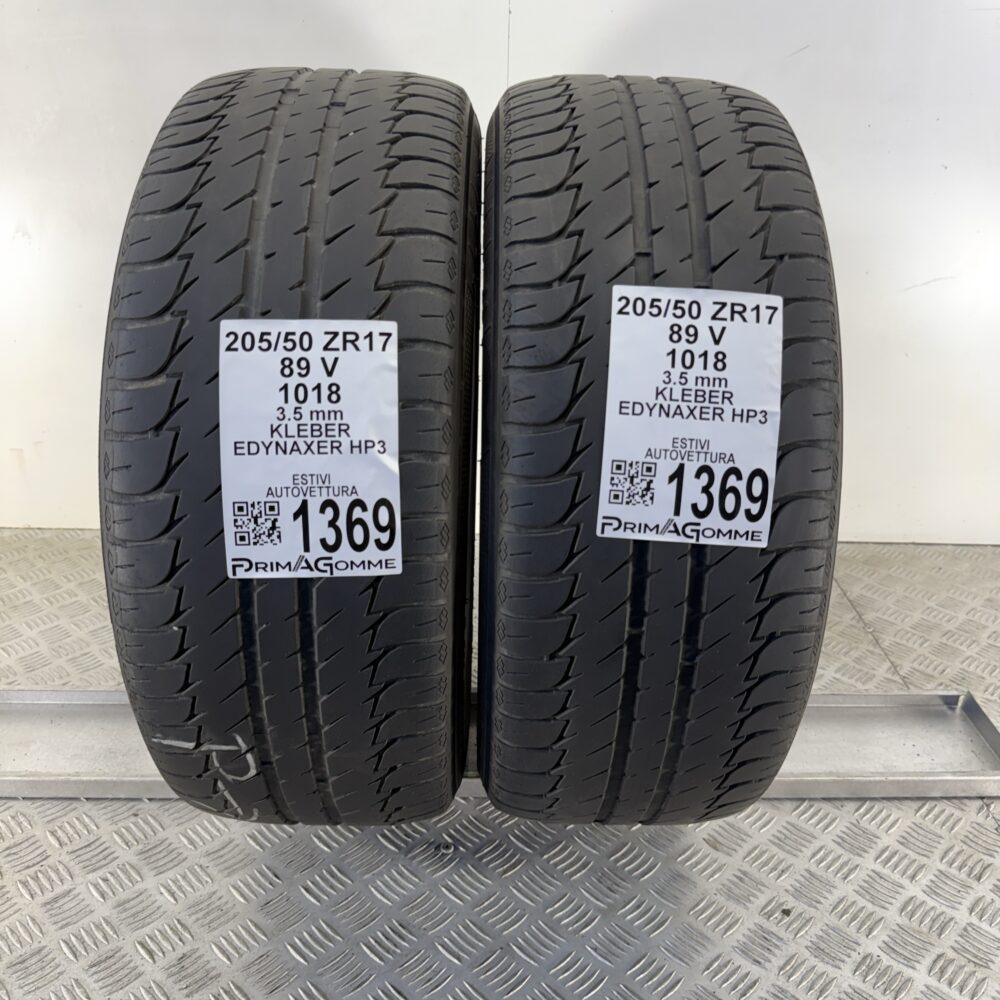 Pneumatici Usati 205 50 ZR17 89V Kleber Edynaxer HP3 Estive