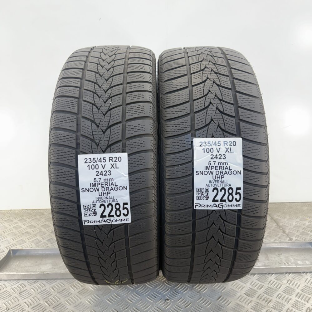 Gomme Usate 235 45 R20 XL 100V Imperial Snow Dragon UHP 81% Invernali