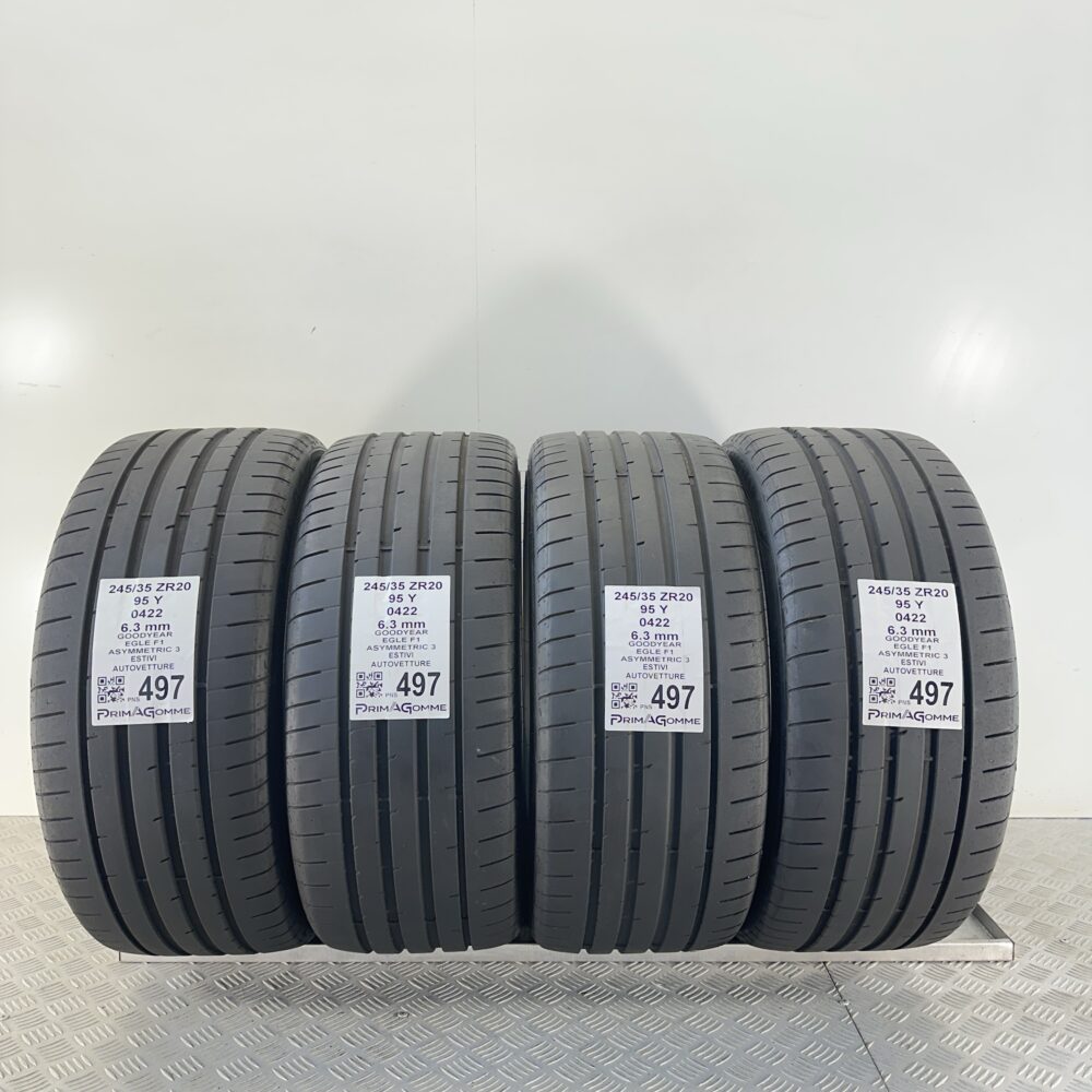 Pneumatici Usati 245 35 ZR20 95Y Goodyear Egle F1 Asymmetric 3 93% Estive