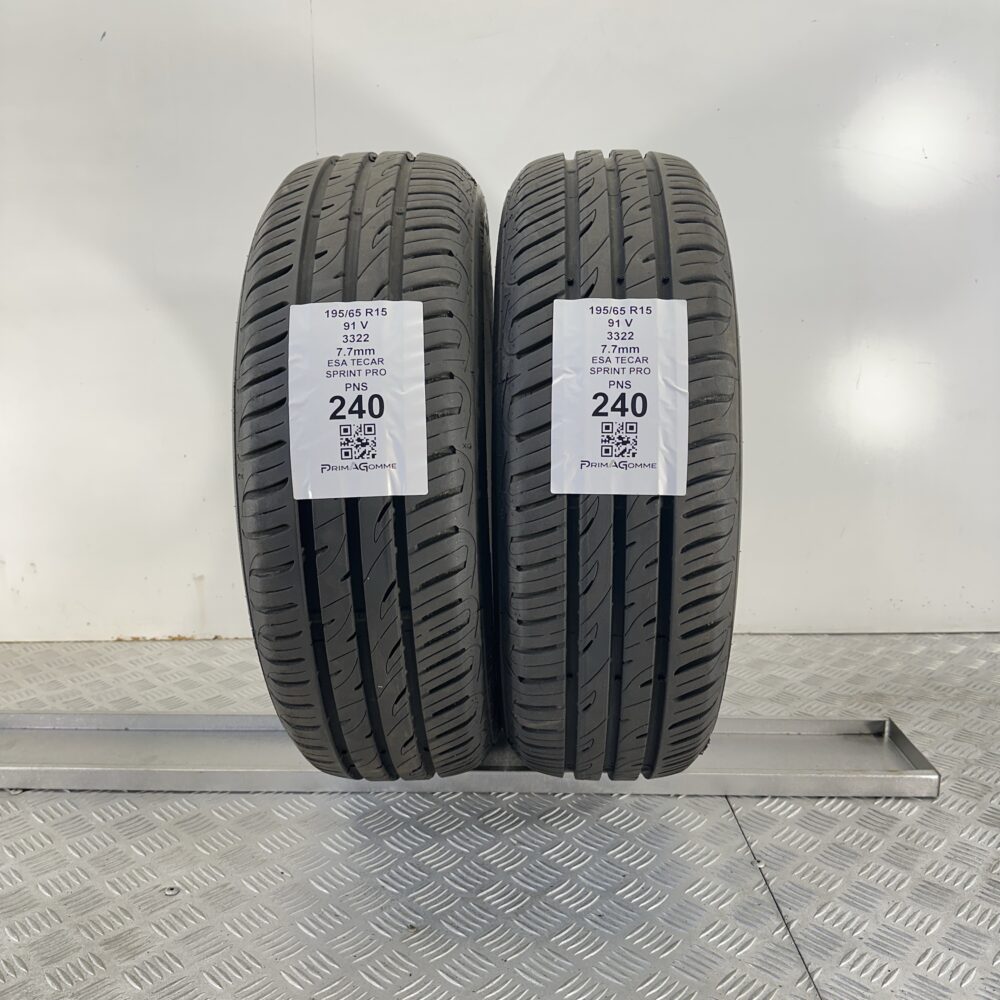 Pneumatici Usati 195 65 R15 91V ESA TECA SPRINT PRO 98% Estive
