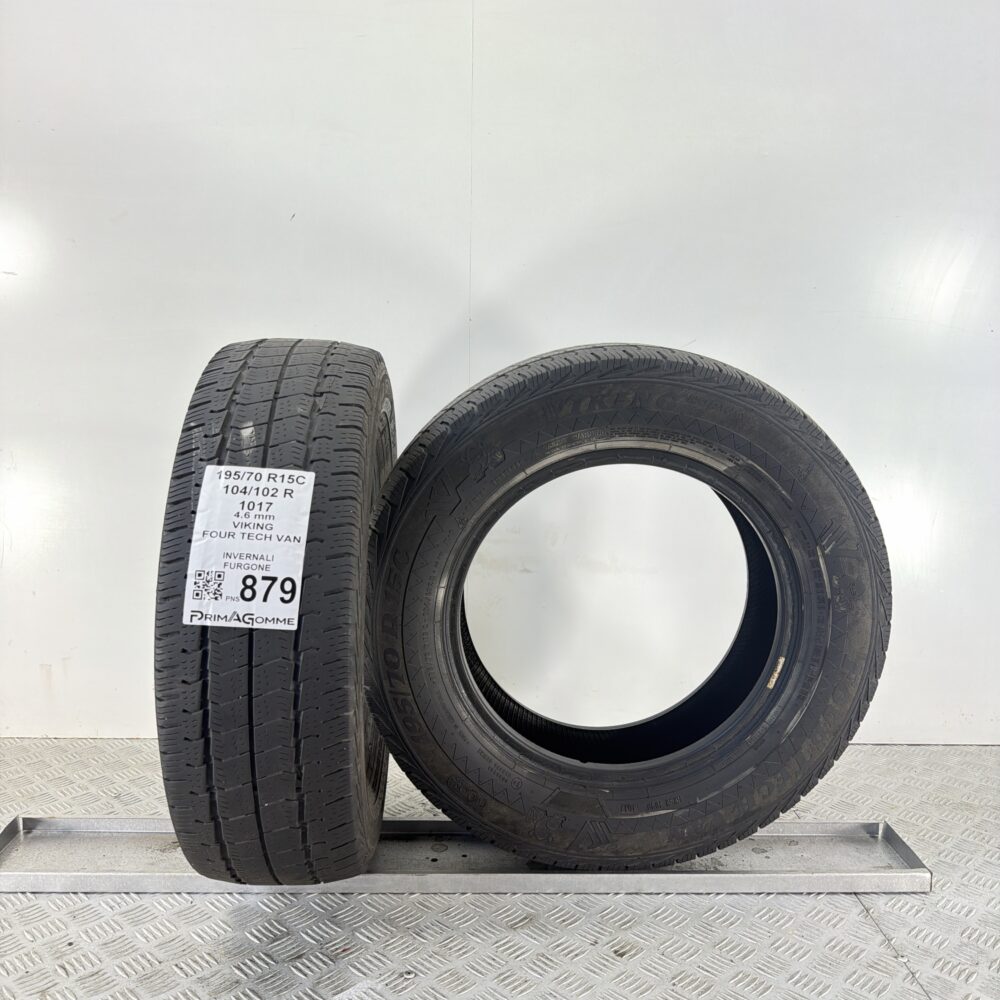 Gomme Usate 195 70 R15C 104 102R Viking Four Tech Van Invernali - immagine 5