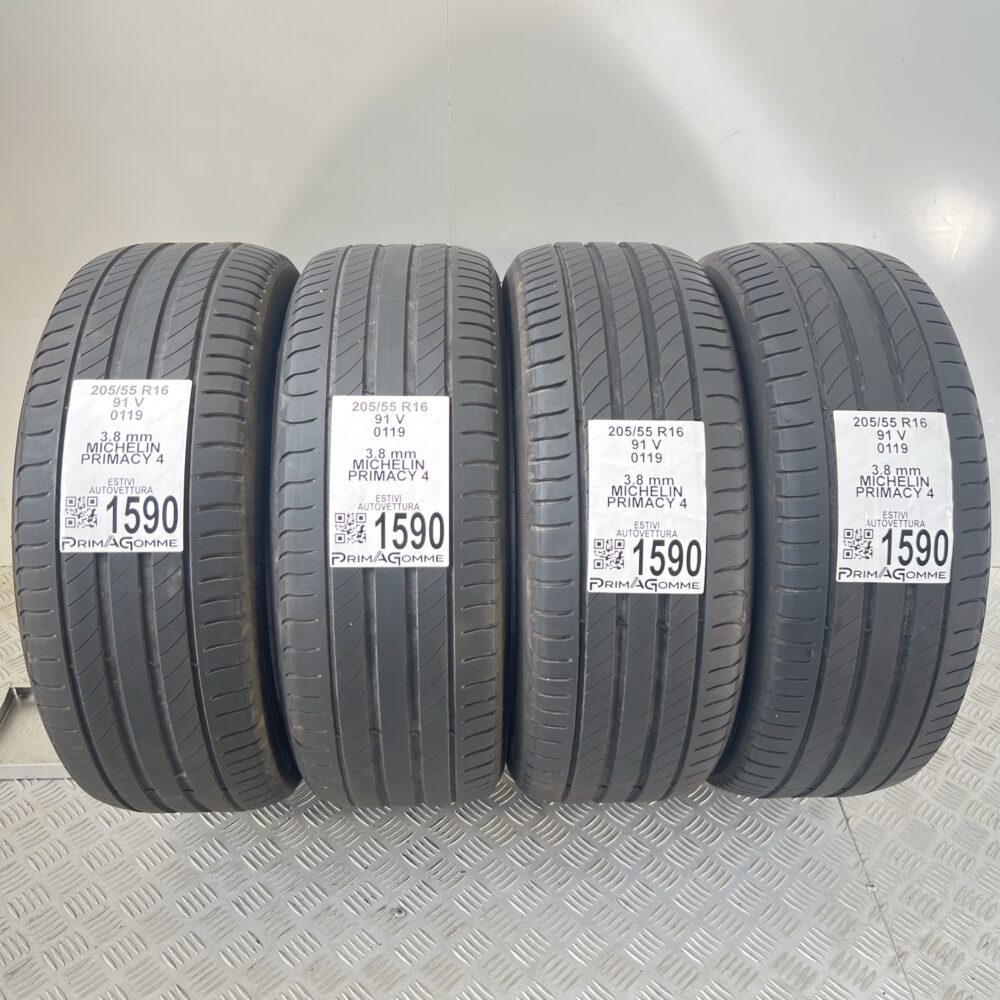 Gomme Usate 205 55 R16 91V Michelin Primacy 4 Estive