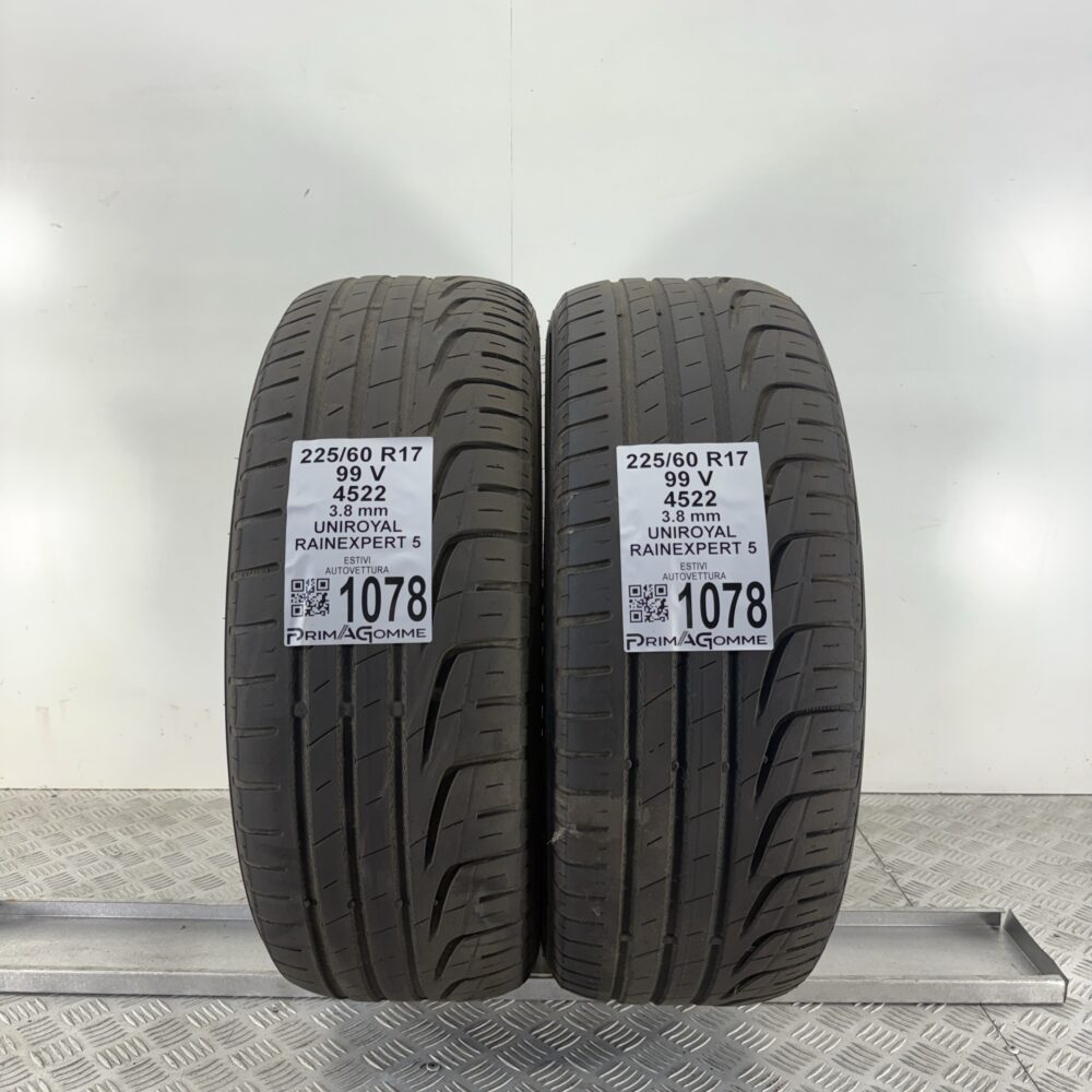 Gomme Usate 225 60 R17 99V Uniroyal Rainexpert 5 Estive