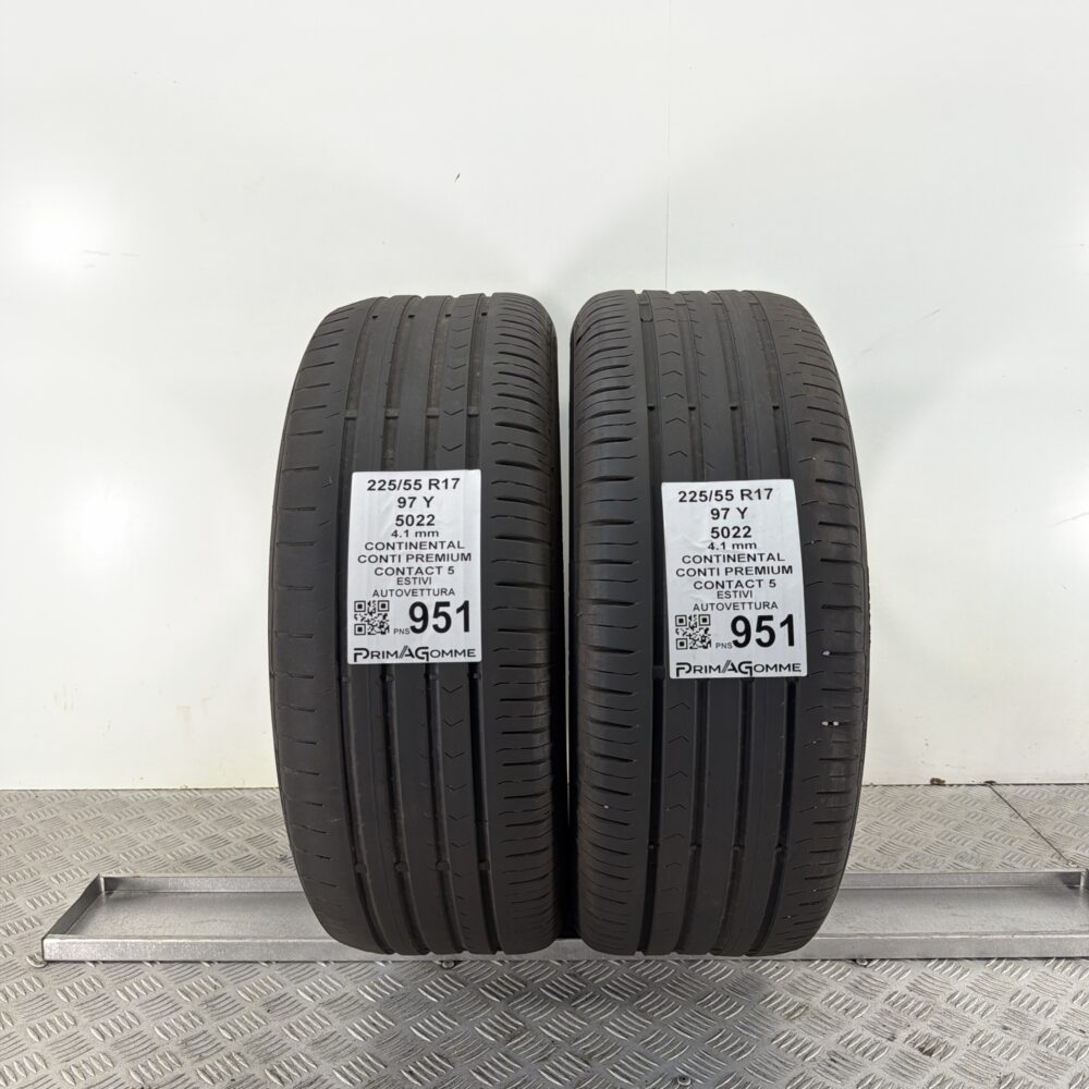 Pneumatici Usati 225 55 R17 97Y Continental Conti Premium Contact 5 Estive