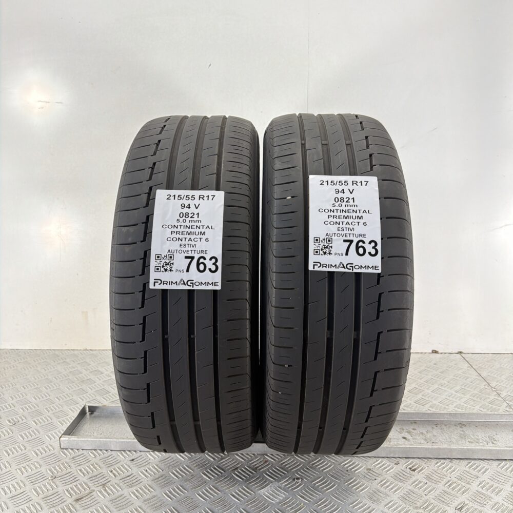 Pneumatici Usati 215 55 R17 94V Continental Premium Contact 6 71% Estive