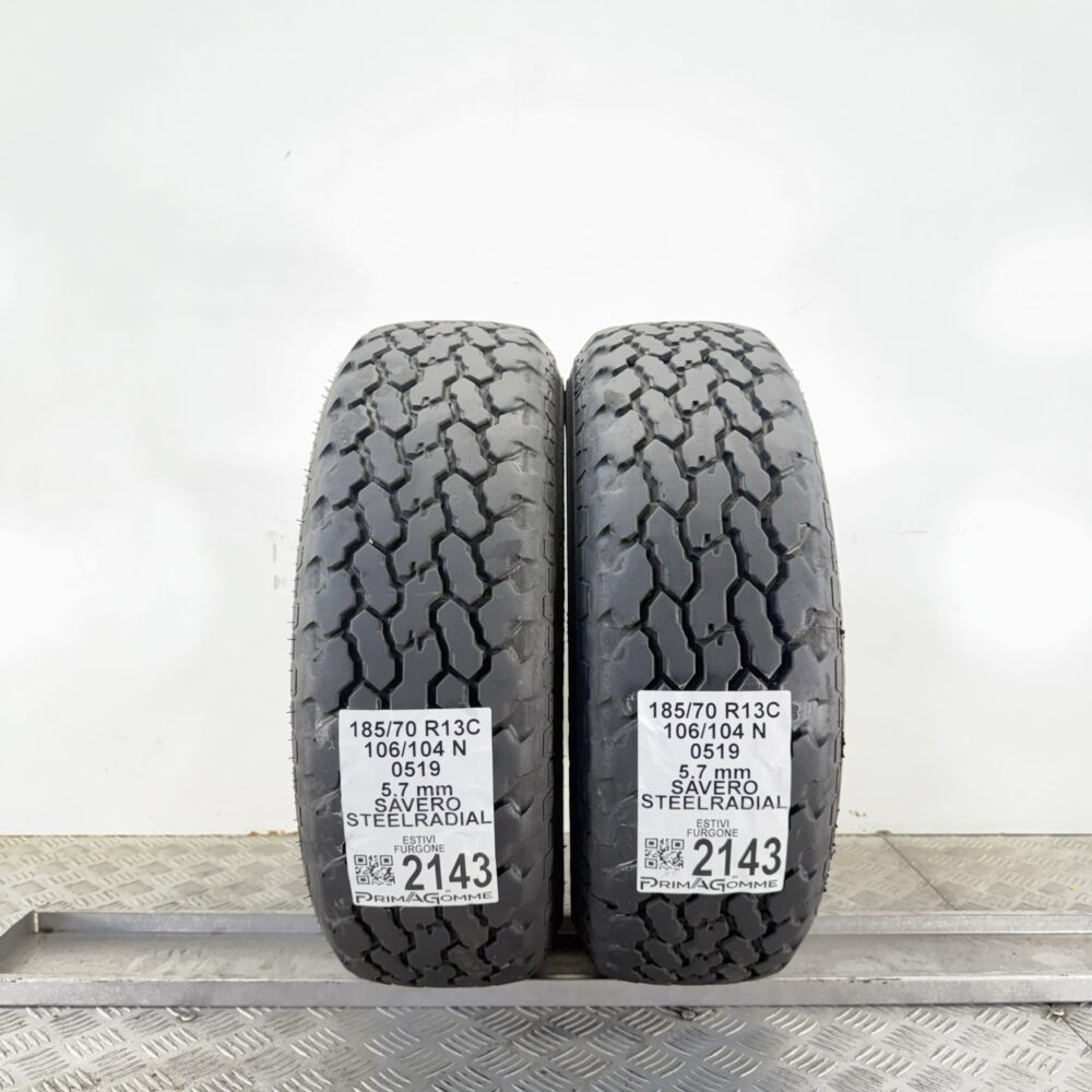 Pneumatici Usati 185 70 R13C 106/104N Sava Savero Steelradial Estive