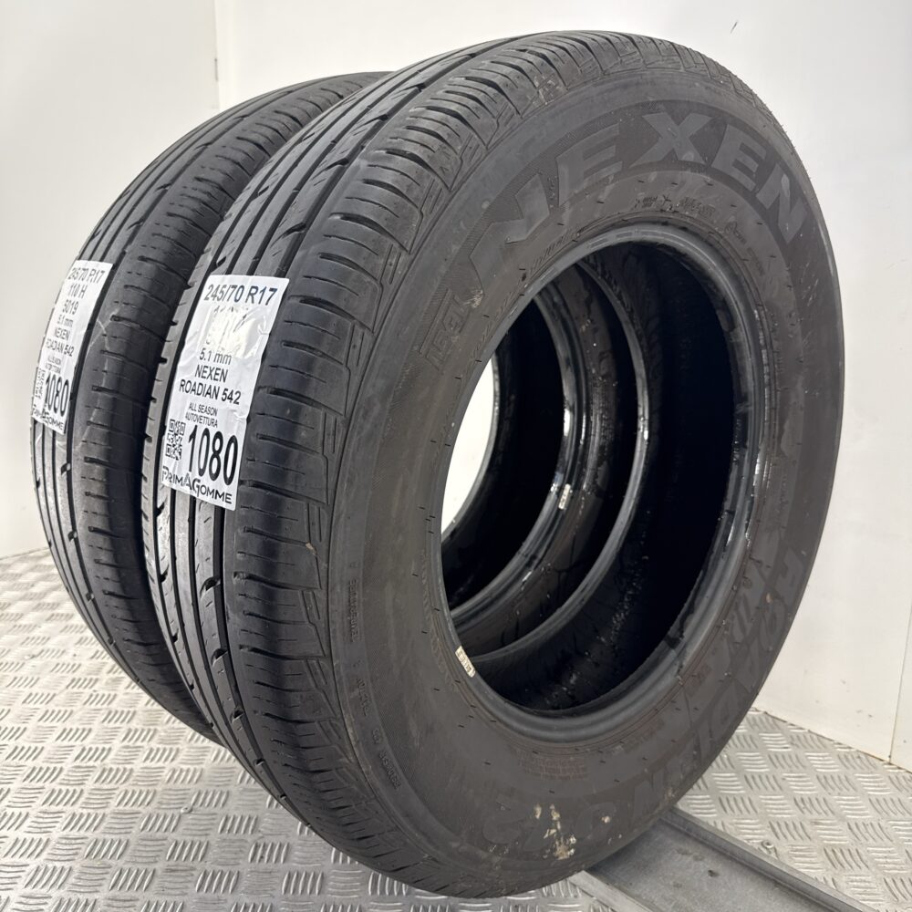 Gomme Usate 245 70 R17 110H Nexen Roadian 542 73% Quattro Stagioni - immagine 10