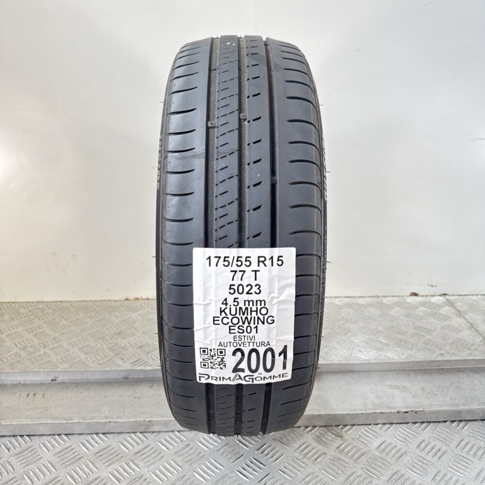 Pneumatico Usato 175 55 R15 77T Kumho Ecowing ES01 Estivo