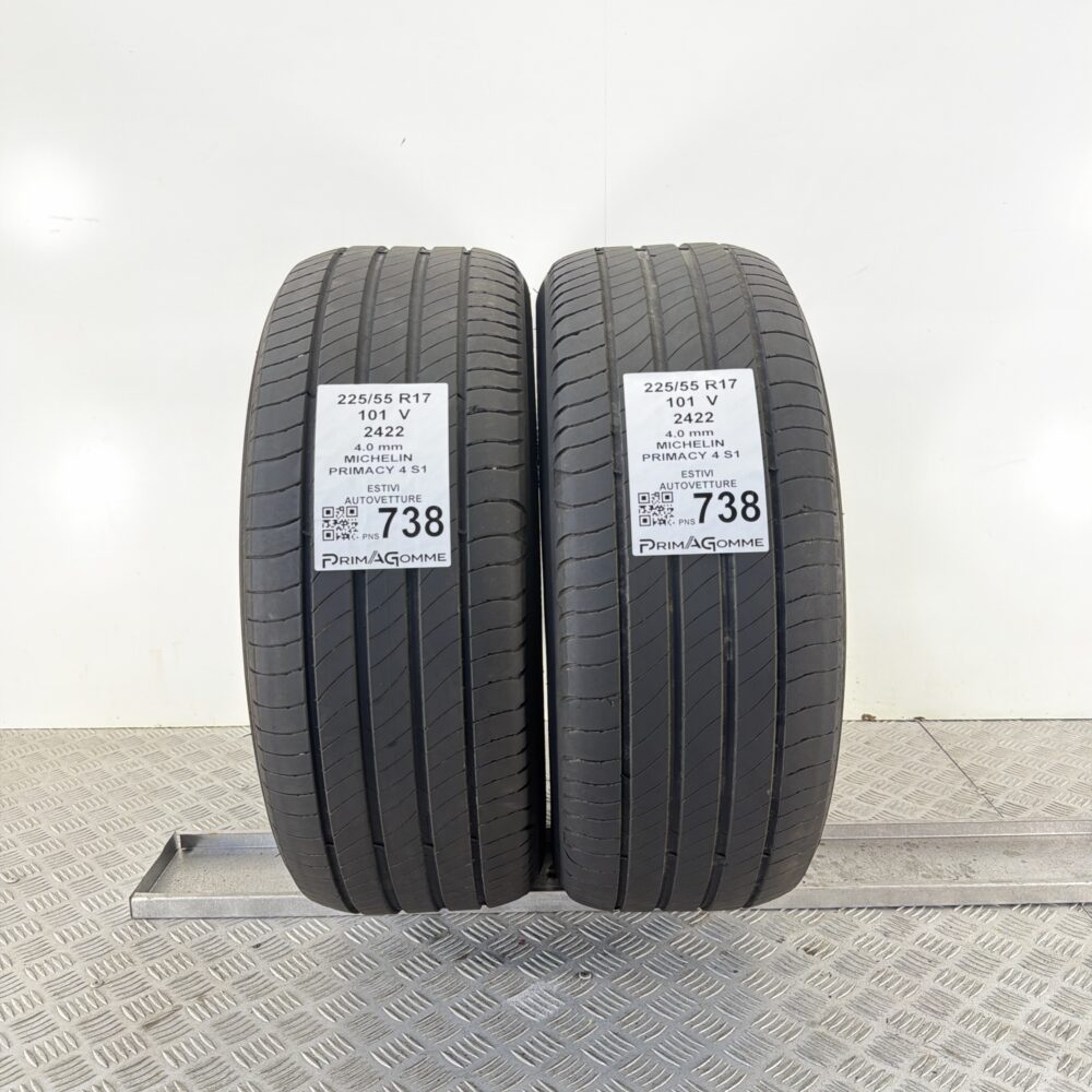 Pneumatici Usati 225 55 R17 101V Michelin Primacy 4 S1 Estive