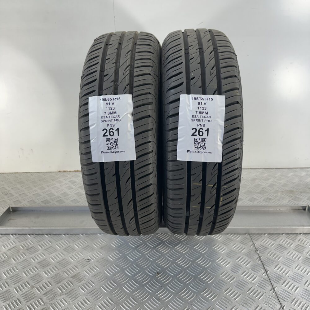 Pneumatici Usati 195 65 R15 91V ESA TECAR SPRINT PRO 98% Estive
