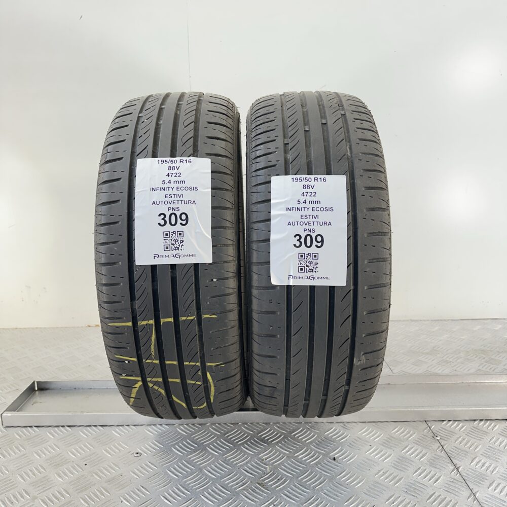 Pneumatici Usati 195 50 R16 88V Infinity Ecosis 78% Estive
