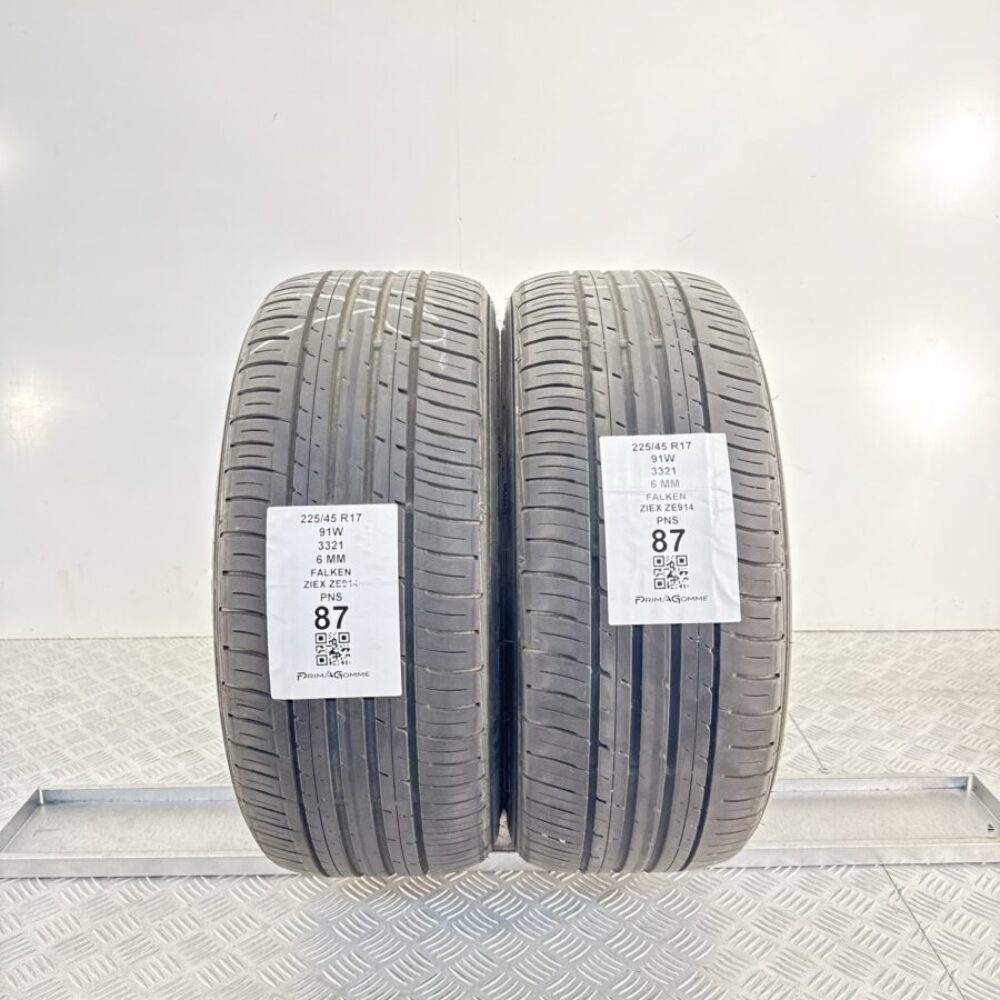 Gomme Usate 225 45 R17 91W Falken Ziex ZE914 6mm Estive