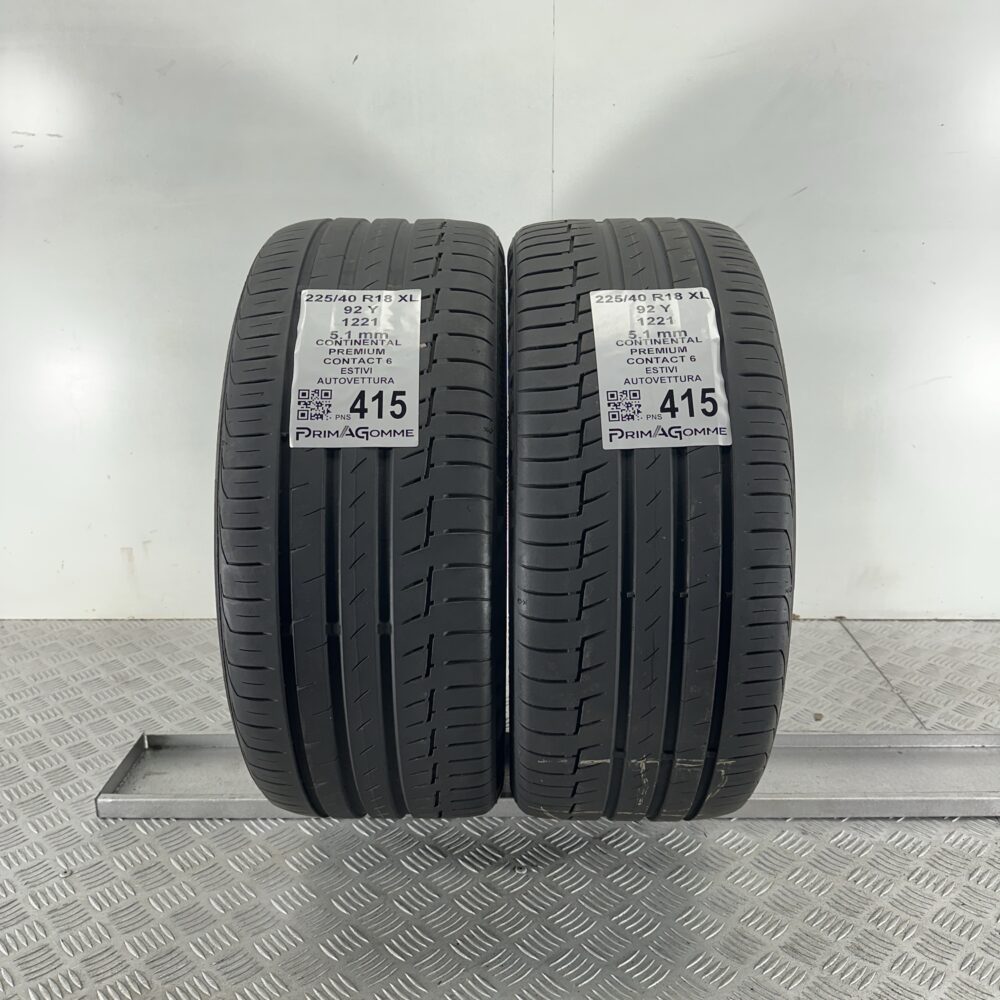 Pneumatici Usati 225 40 R18 XL 92Y Continental Premium Contact 6 73% Estive