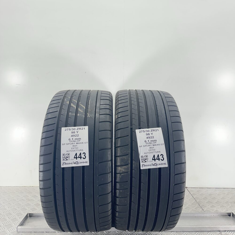 Pneumatici Usati 275 30 R21 98Y Dunlop SP Sport Maxx GT 87% Estive