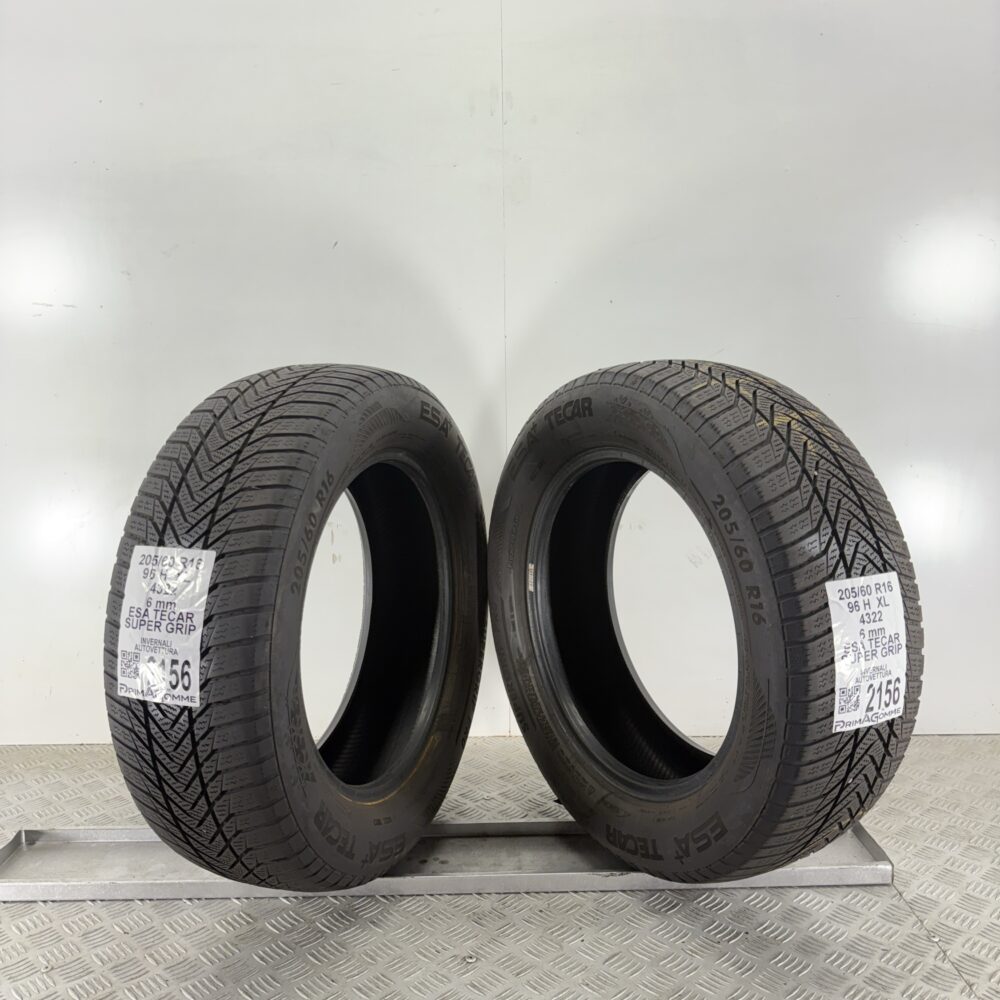 Gomme Usate 205 60 R16 XL 96H Esa Tecar Super Grip 86% Invernali - immagine 6