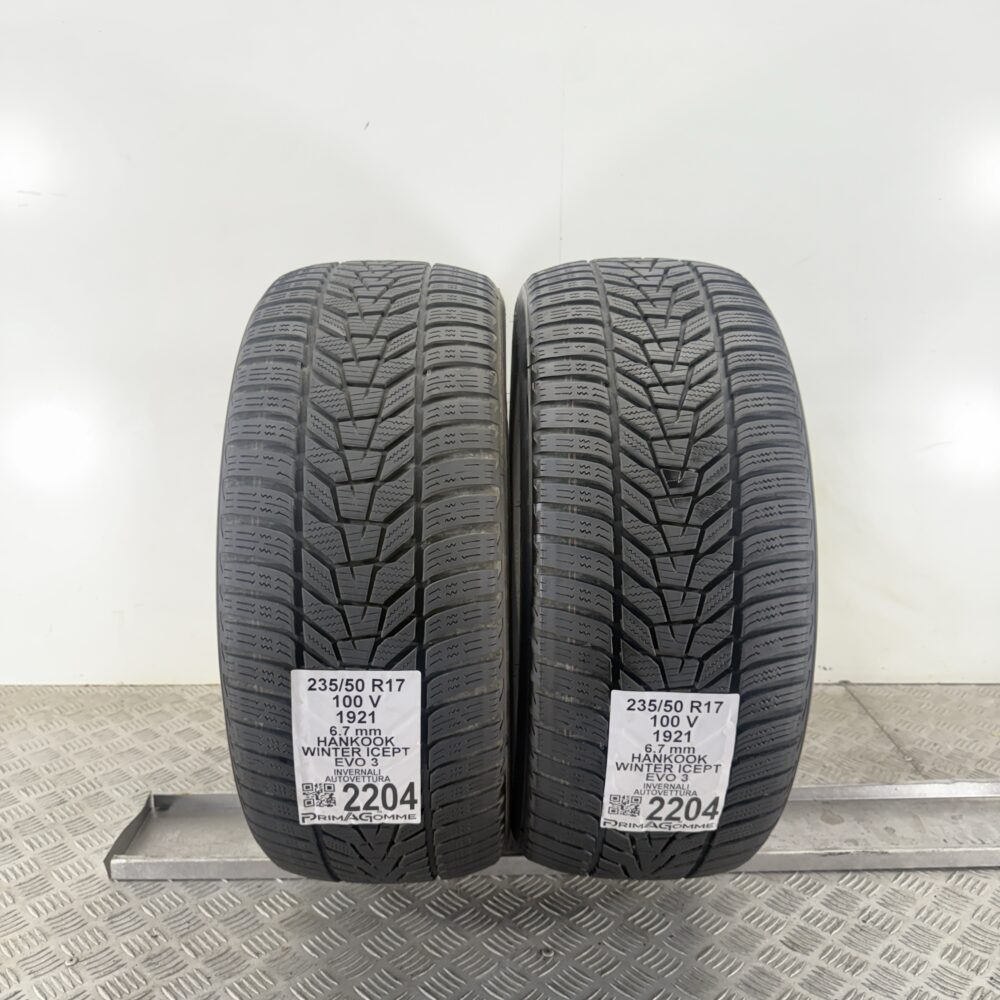 Gomme Usate 235 50 R17 100V Hankook Winter Icept Evo 3 96% Invernali