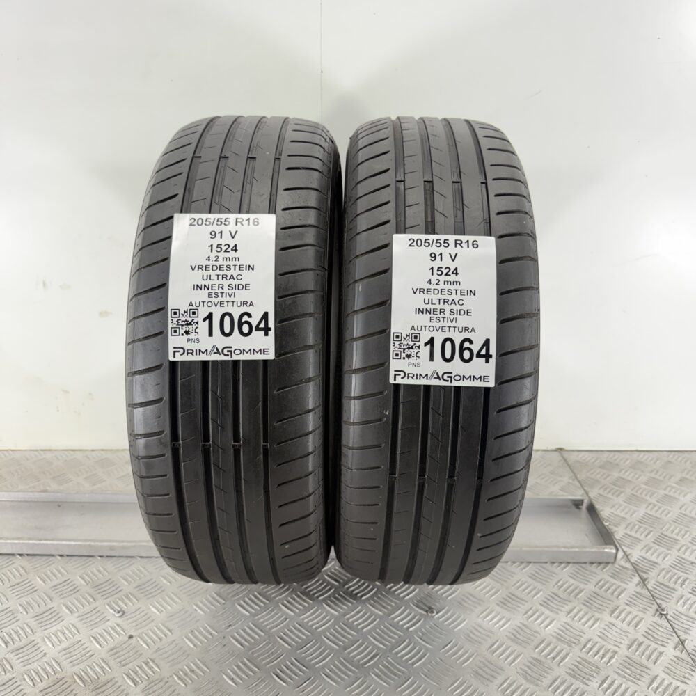 Gomme Usate 205 55 R16 91V Vredestein Ultrac Estive