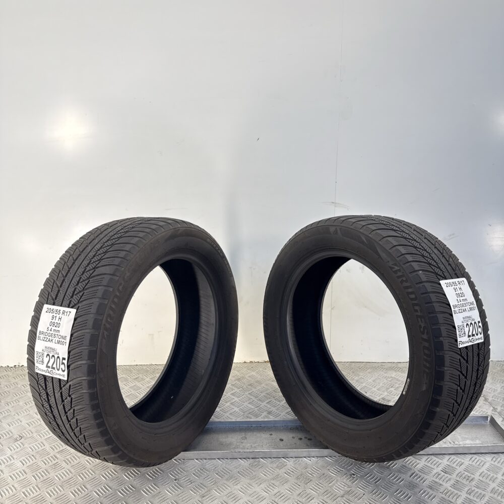 Gomme Usate 205 55 R17 91H Bridgestone Blizzak LM001 77% Invernali - immagine 7