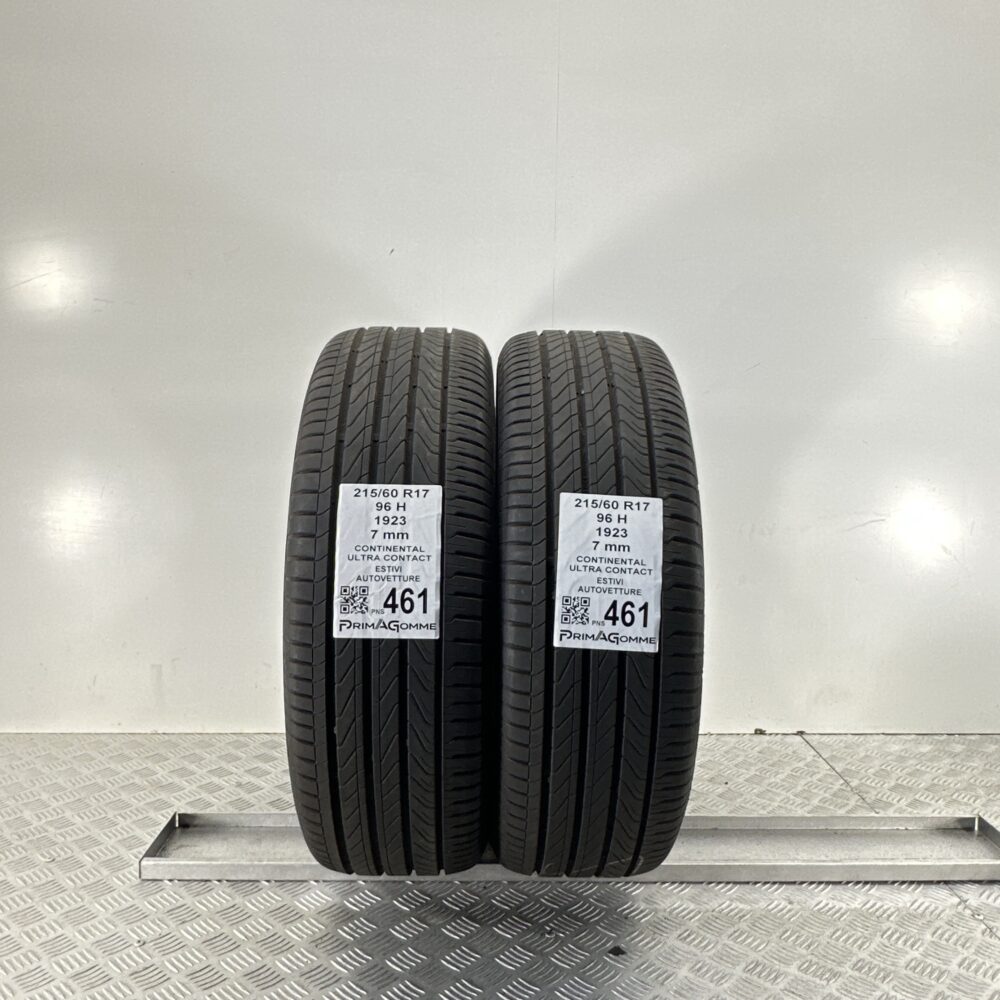 Pneumatici Usati 215 60 R17 96H Continental Ultra Contact 100% Estive