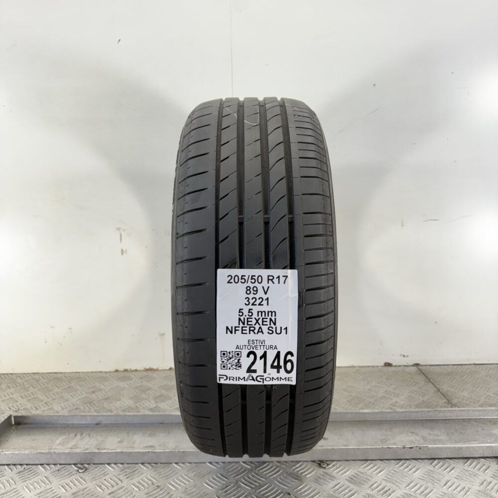 Pneumatico Usato 205 50 R17 89V Nexen Nfera SU1 79% Estivo