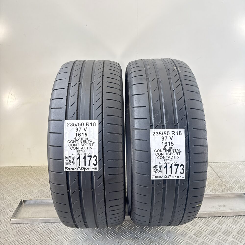 Gomme Usate 235 50 R18 97V Continental ContiSport Contact 5 Estive