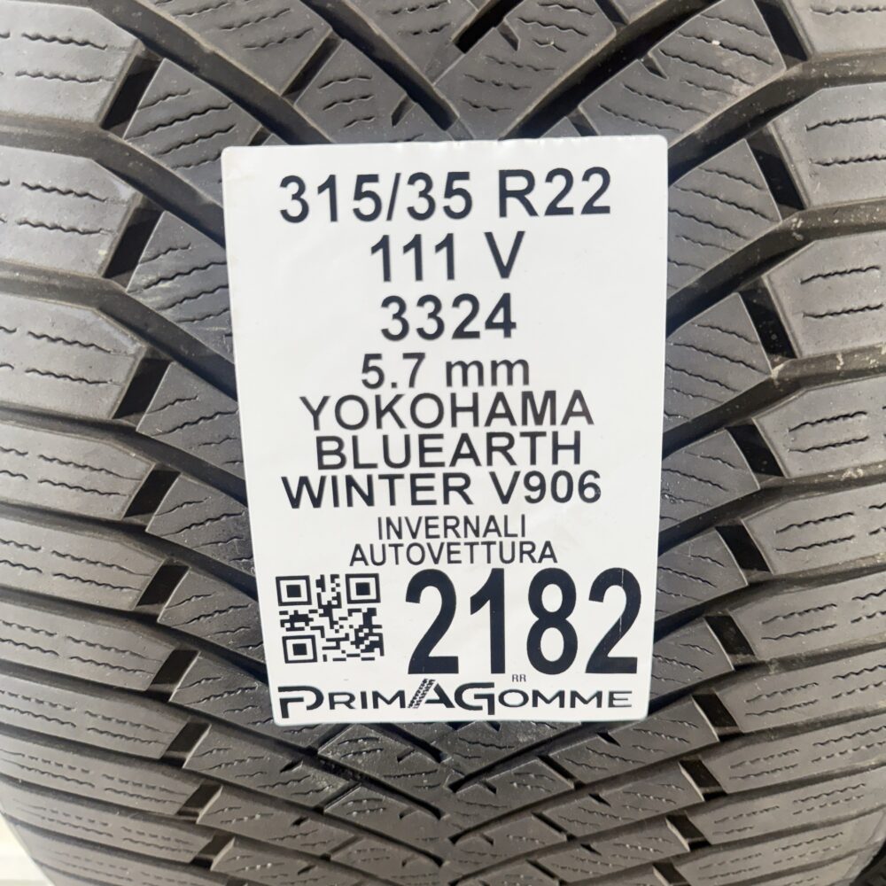 Gomme Usate 315 35 R22 111V Yokohama BluEarth Winter V906 81% Invernali - immagine 3