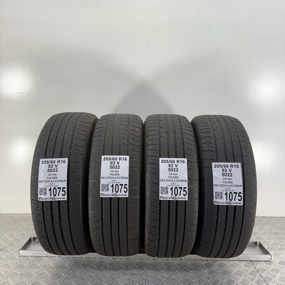 Gomme Usate 205 60 R16 92V Falken Ziex ZE914 A Ecorun Estive