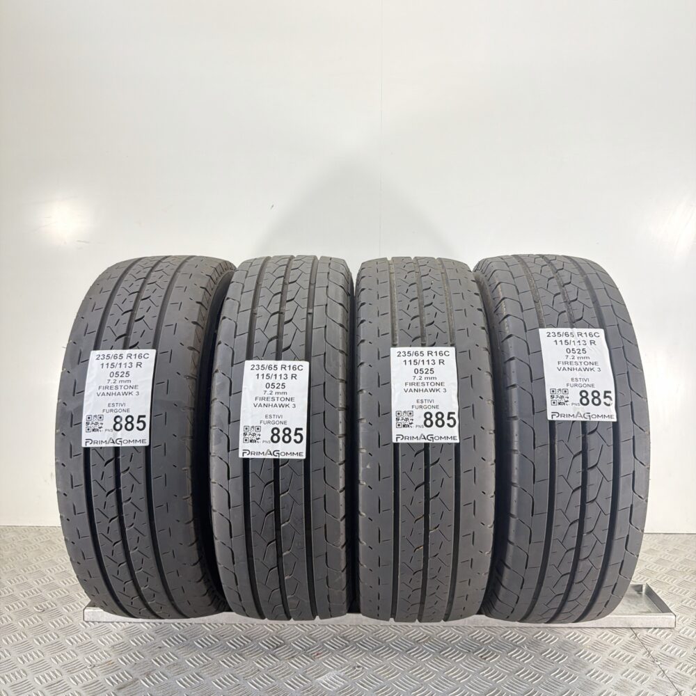 Gomme Usate 235 65 R16C 115 113R Firestone Vanhawk 3 97% Estive