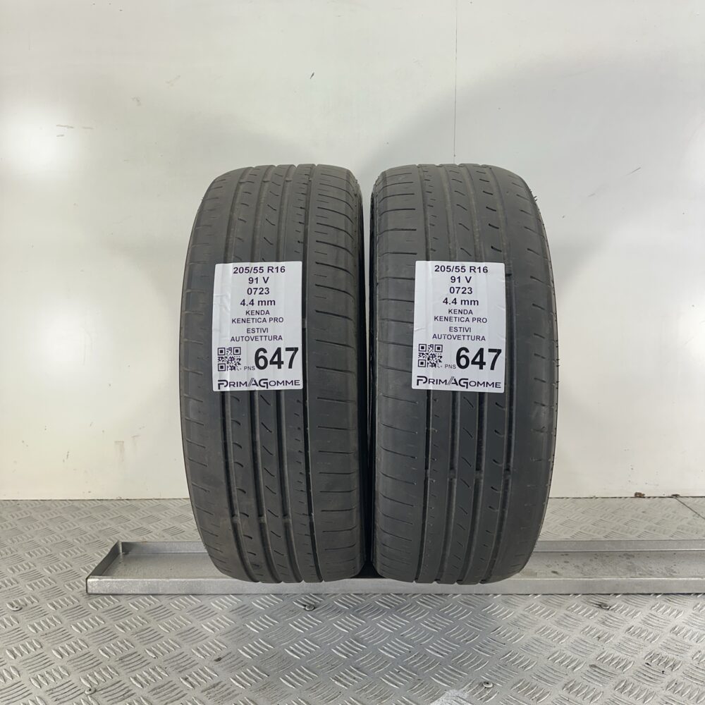 Pneumatici Usati 205 55 R16 91V Kenda Kenetica Pro Estive