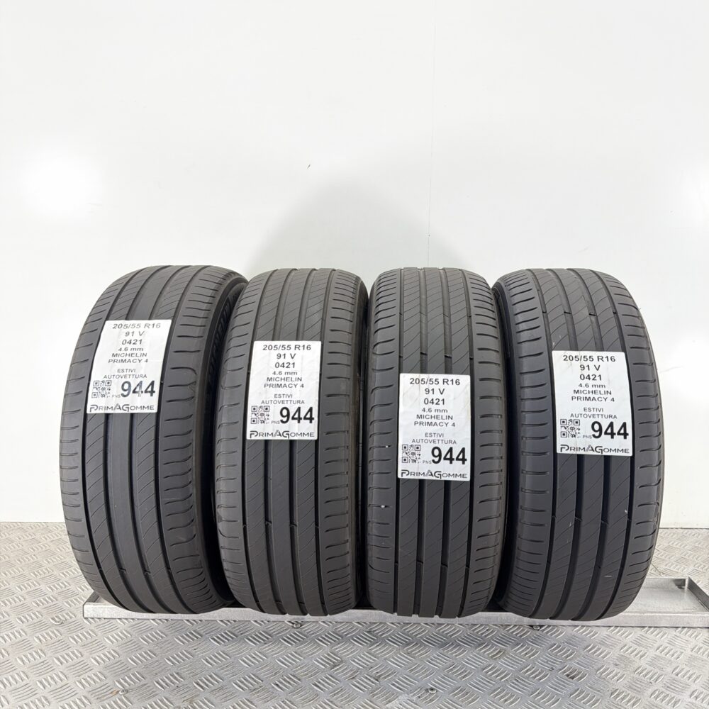 Pneumatici Usati 205 55 R16 91V Michelin Primacy 4 Estive
