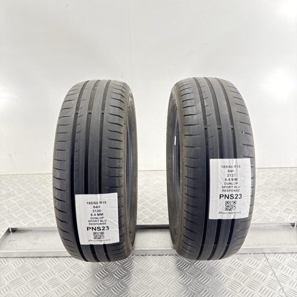 Gomme Usate 185 60 R15 84H Dunlop Sport Blu Response 6.4mm Estive