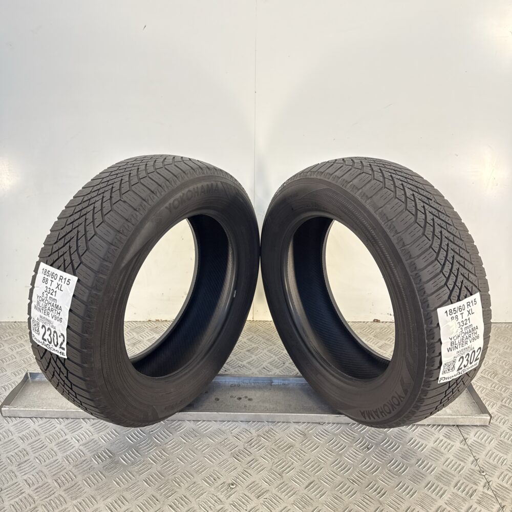 Gomme Usate 185 60 R15 XL 88T Yokohama BluEarth Winter V906 76% Invernali - immagine 11