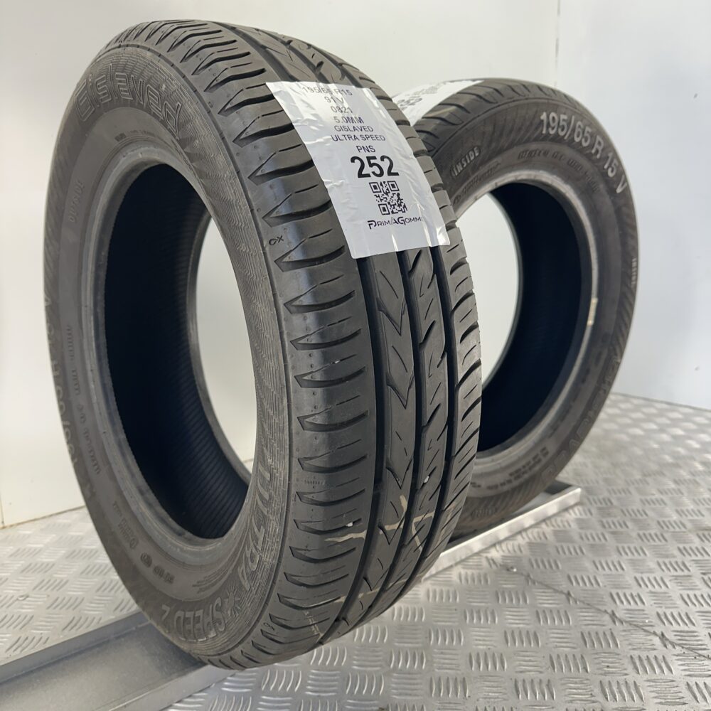 Pneumatici Usati 195 65 R15 91V Gislaved Ultra Speed 73% Estive - immagine 5